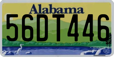 AL license plate 56DT446