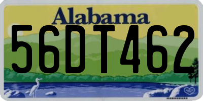AL license plate 56DT462