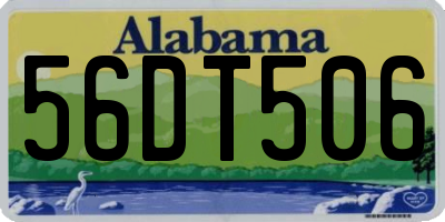 AL license plate 56DT506