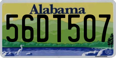 AL license plate 56DT507