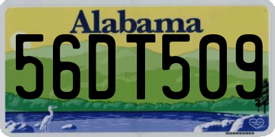 AL license plate 56DT509
