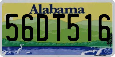AL license plate 56DT516