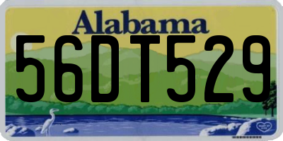 AL license plate 56DT529