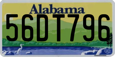 AL license plate 56DT796