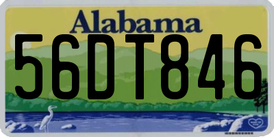 AL license plate 56DT846