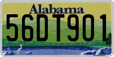 AL license plate 56DT901