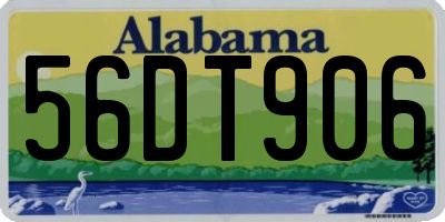 AL license plate 56DT906