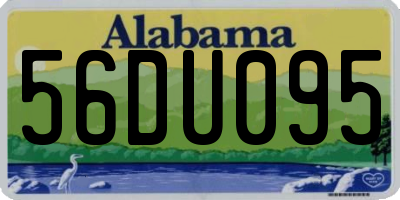 AL license plate 56DU095