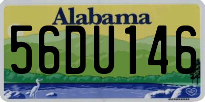AL license plate 56DU146