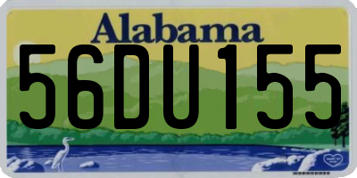 AL license plate 56DU155