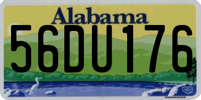 AL license plate 56DU176