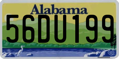 AL license plate 56DU199