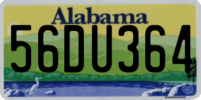 AL license plate 56DU364