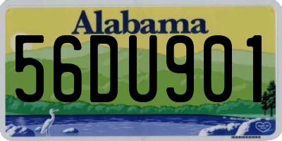 AL license plate 56DU901