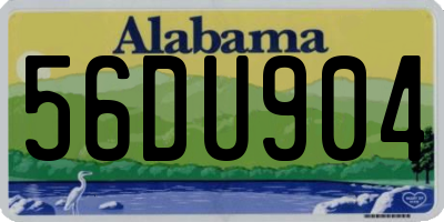 AL license plate 56DU904