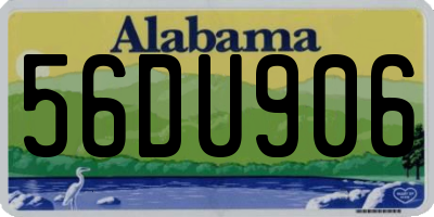 AL license plate 56DU906