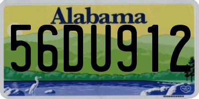 AL license plate 56DU912