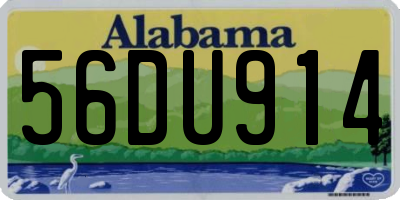 AL license plate 56DU914