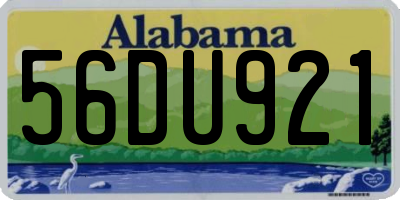 AL license plate 56DU921