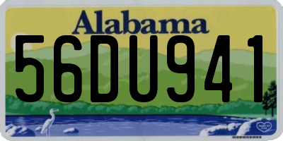 AL license plate 56DU941