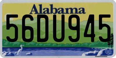 AL license plate 56DU945