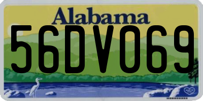 AL license plate 56DV069