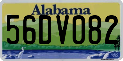 AL license plate 56DV082