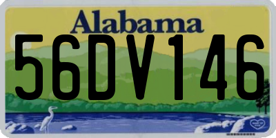 AL license plate 56DV146