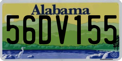 AL license plate 56DV155