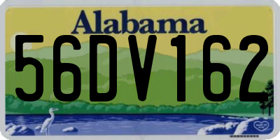 AL license plate 56DV162