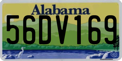 AL license plate 56DV169