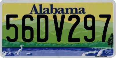 AL license plate 56DV297
