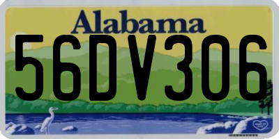 AL license plate 56DV306