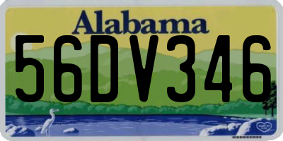 AL license plate 56DV346