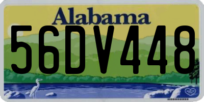 AL license plate 56DV448