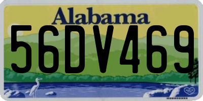 AL license plate 56DV469