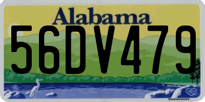 AL license plate 56DV479