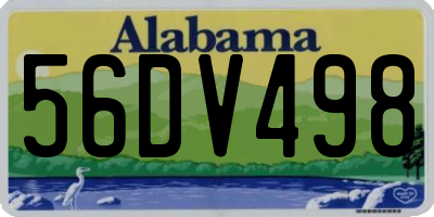 AL license plate 56DV498