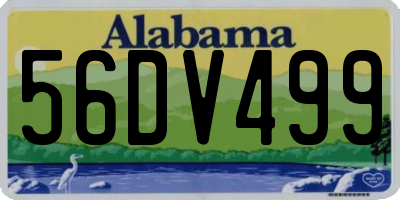 AL license plate 56DV499