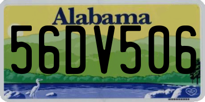 AL license plate 56DV506