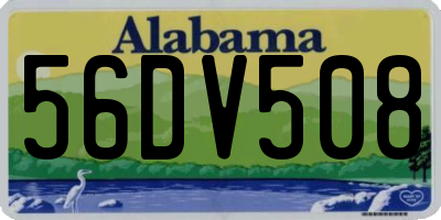 AL license plate 56DV508
