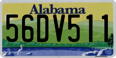 AL license plate 56DV511