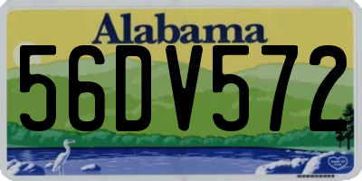 AL license plate 56DV572
