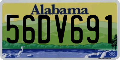 AL license plate 56DV691