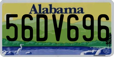 AL license plate 56DV696
