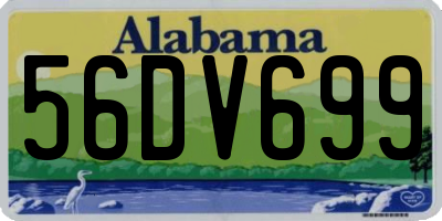 AL license plate 56DV699