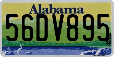 AL license plate 56DV895