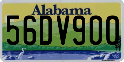 AL license plate 56DV900