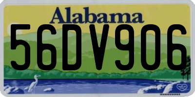 AL license plate 56DV906