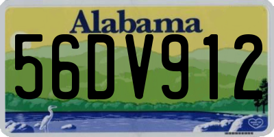 AL license plate 56DV912
